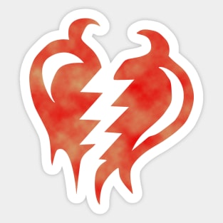 Torn heart Sticker